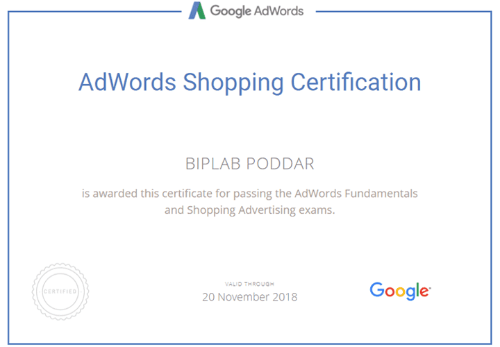 adwords-shopping-certification