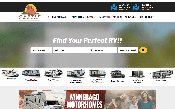 Castle Country RV increased their conversion volumes by 98% with help from Oxedent