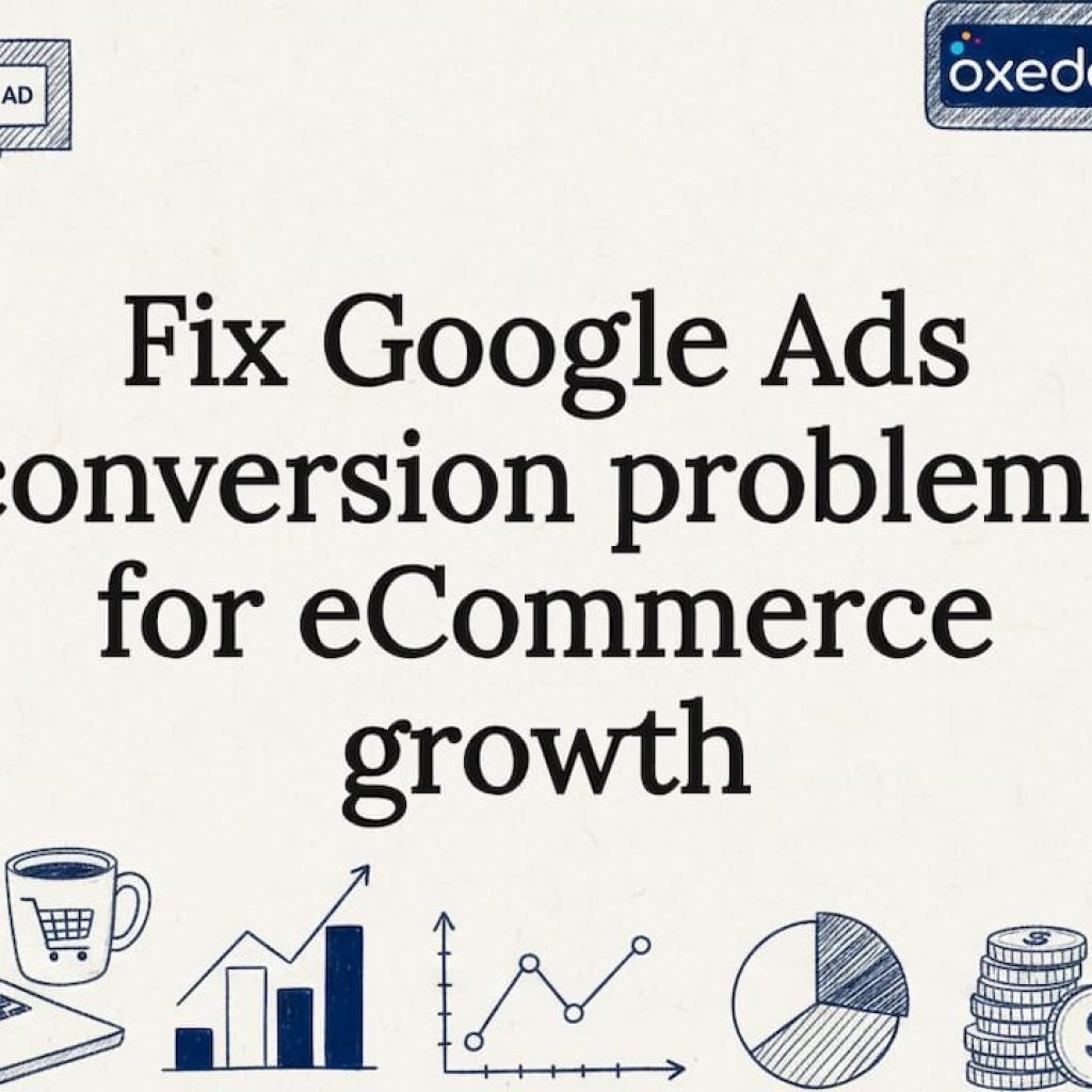 Decorative eCommerce title card illustration