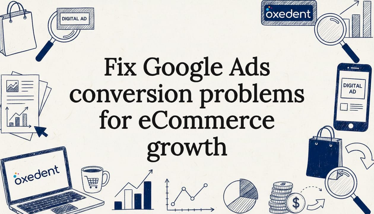 Decorative eCommerce title card illustration