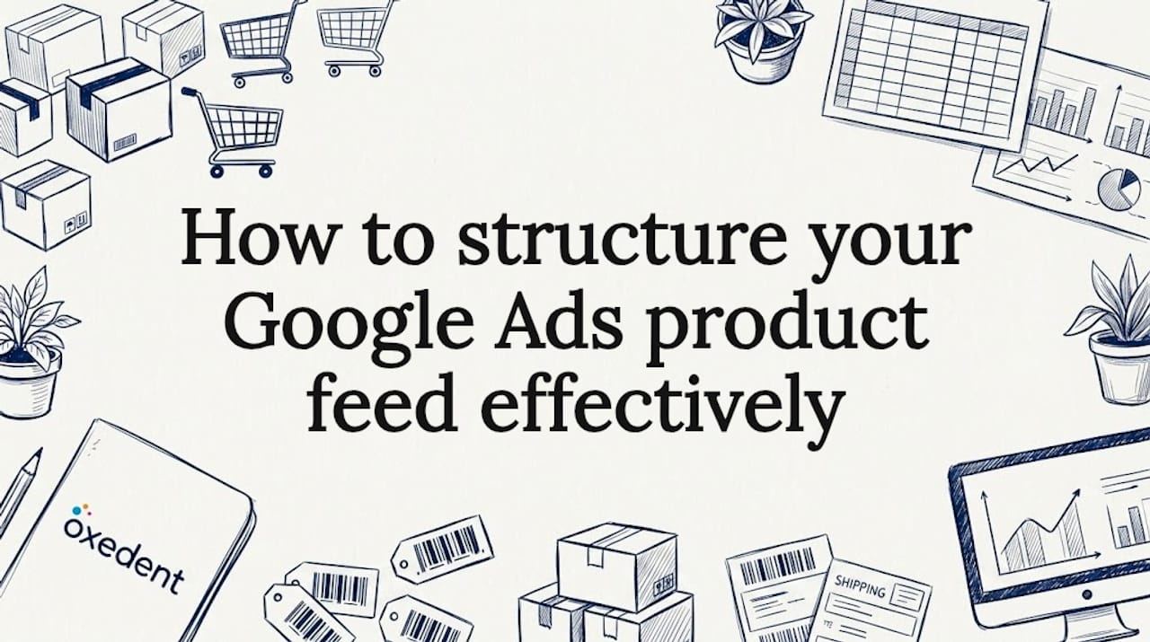 Hand-drawn blog title card illustration of feed props