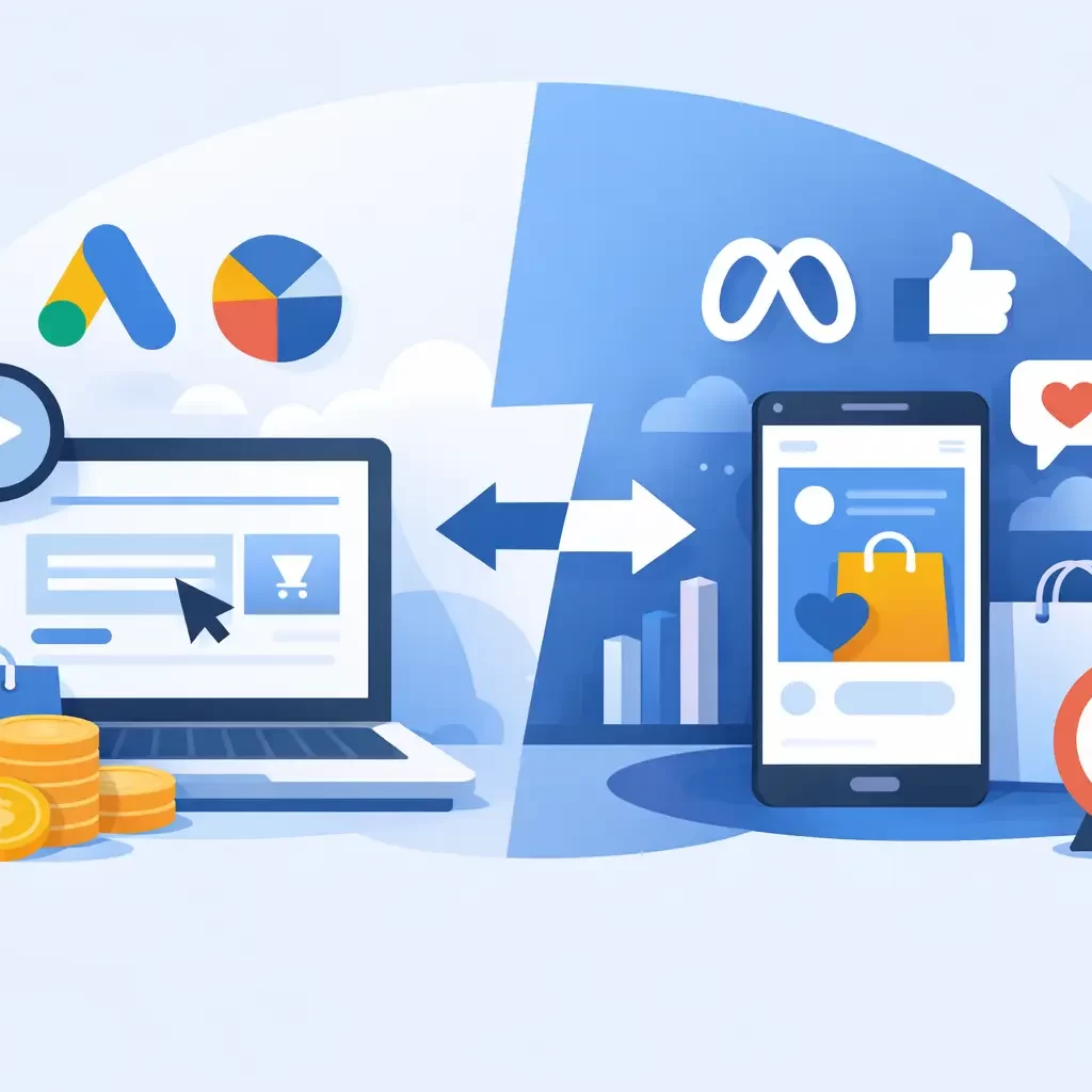 Google Ads vs Meta Ads for eCommerce