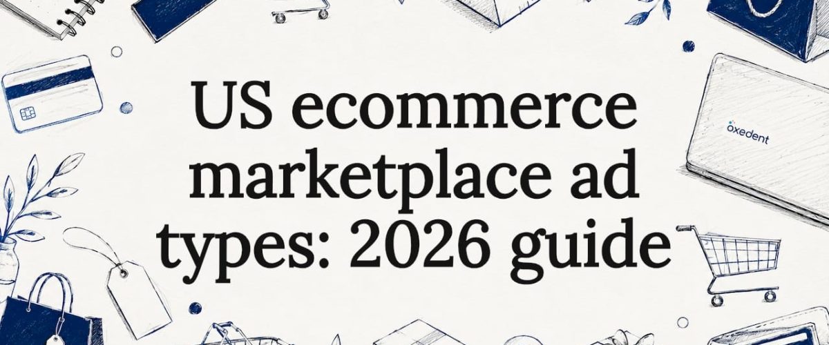Decorative ecommerce title card illustration