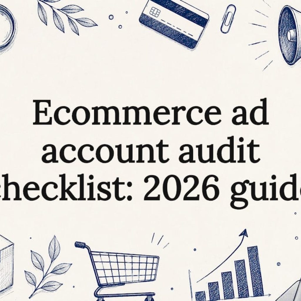 Decorative title card for ecommerce audit article