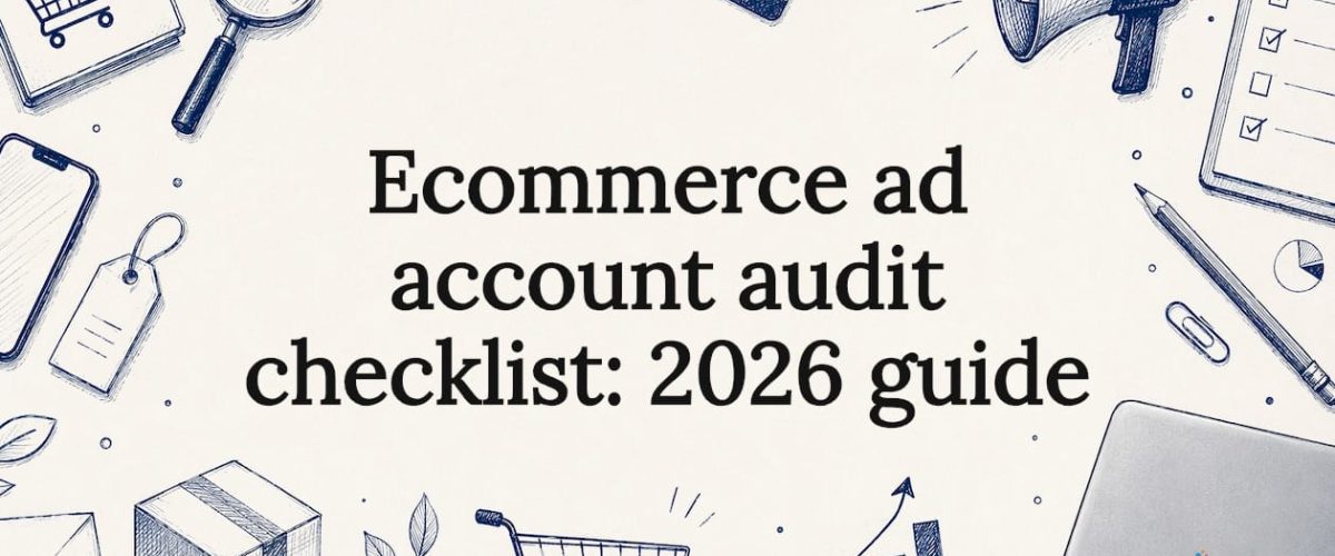 Decorative title card for ecommerce audit article