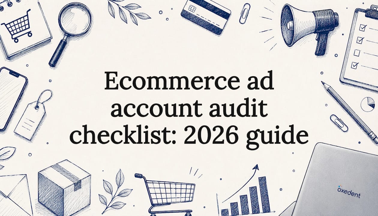 Decorative title card for ecommerce audit article