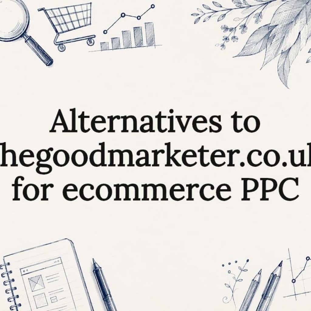 Decorative illustrated title card for ecommerce PPC article