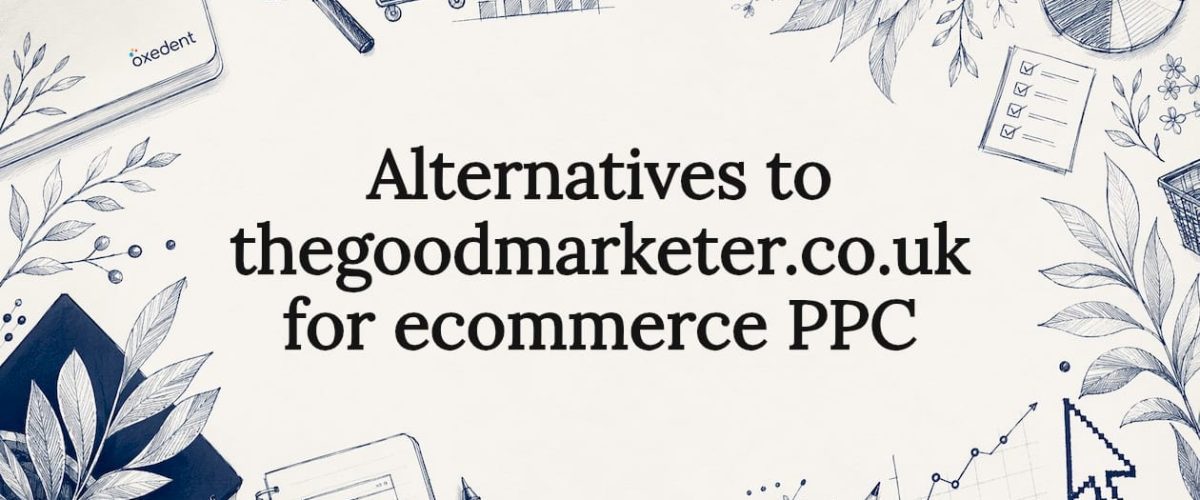 Decorative illustrated title card for ecommerce PPC article
