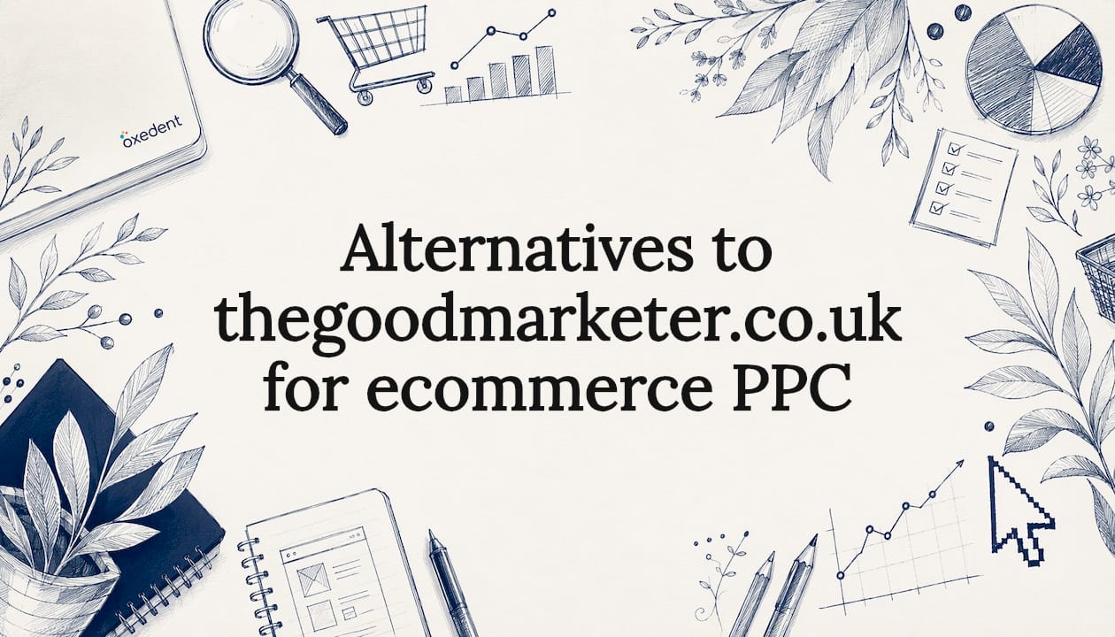Decorative illustrated title card for ecommerce PPC article