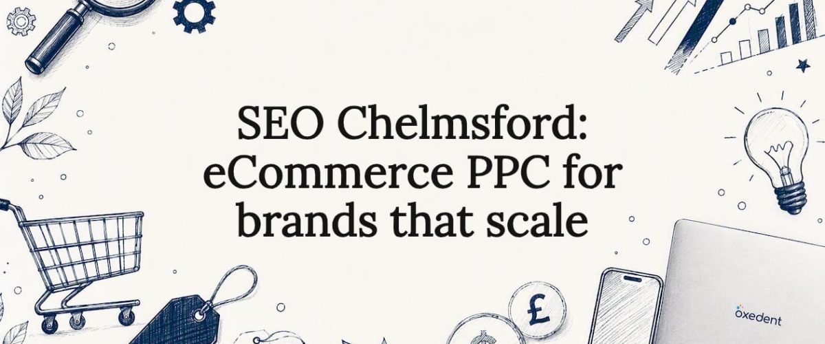 Decorative title card illustration for SEO PPC article