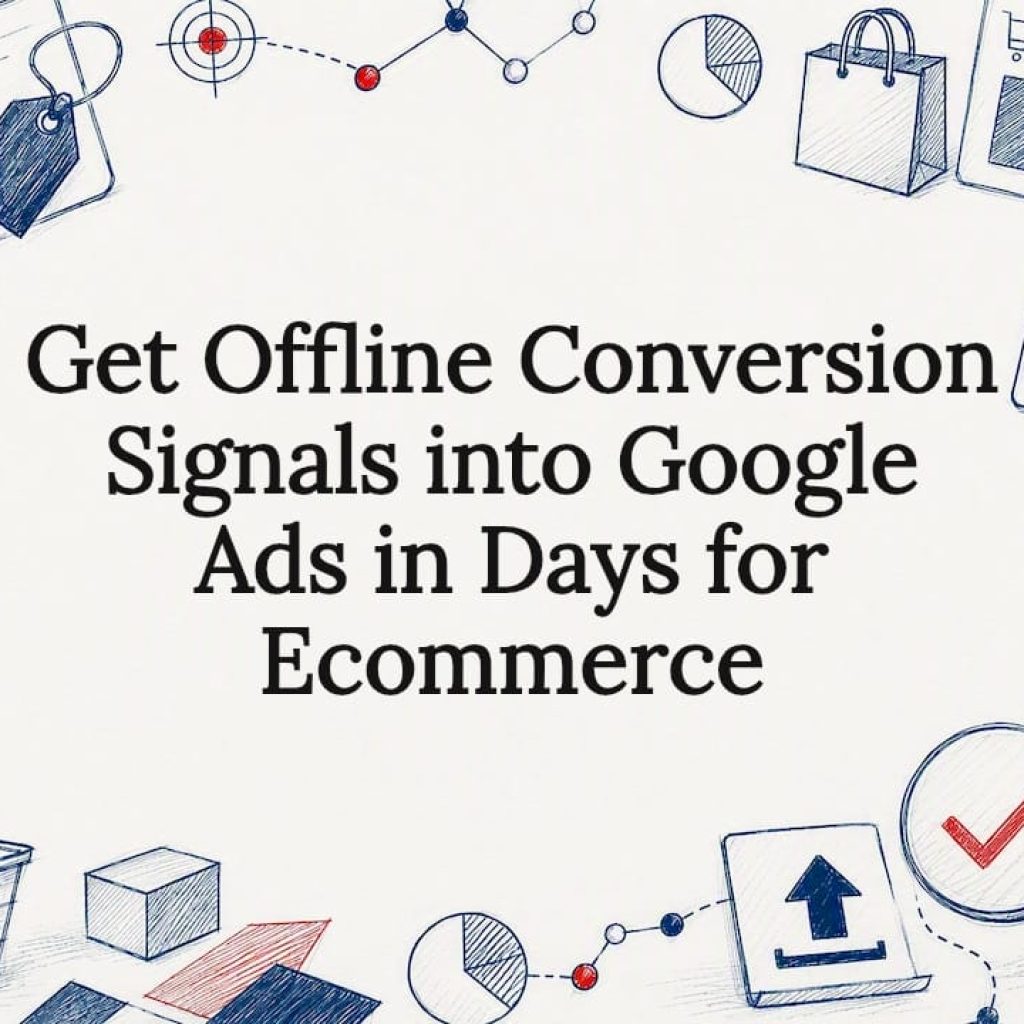 Offline conversion tracking title card