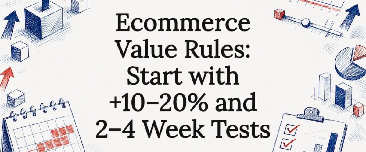 Hand-drawn ecommerce value rules title card