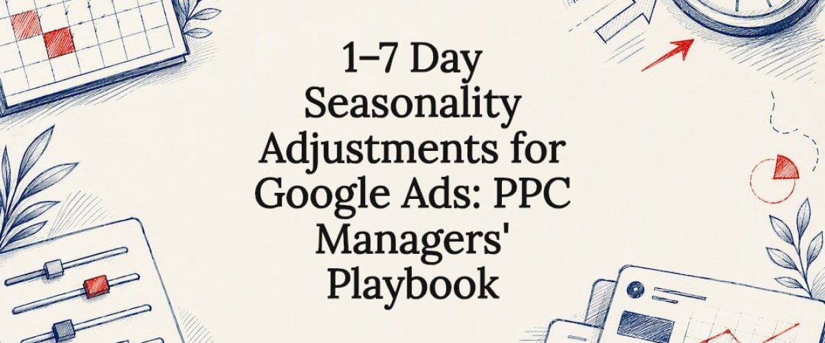 Seasonality adjustments Google Ads title card