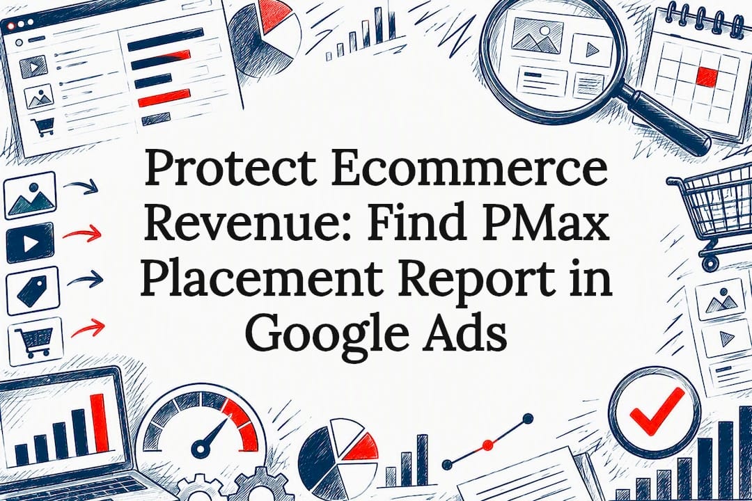 Decorative PMax placement report title card