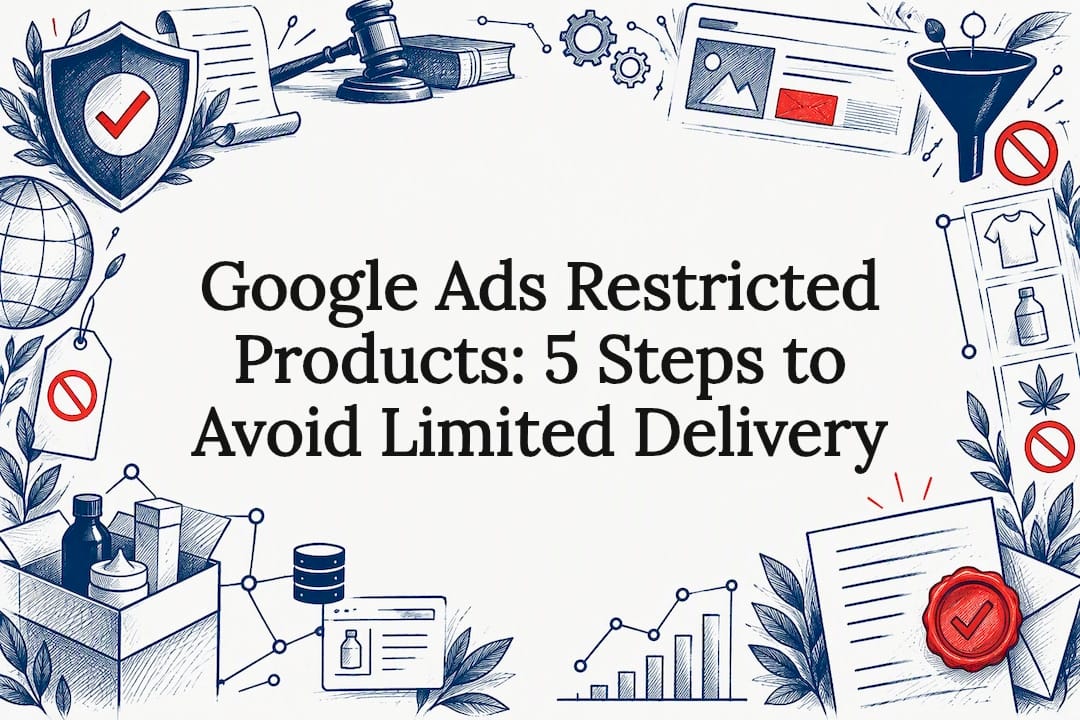 Restricted Google Ads policy title card