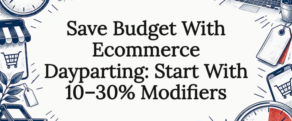 Decorative ecommerce dayparting title card