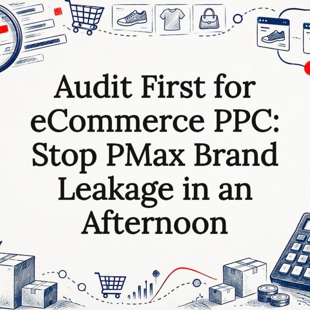 Decorative PMax brand leakage audit title card