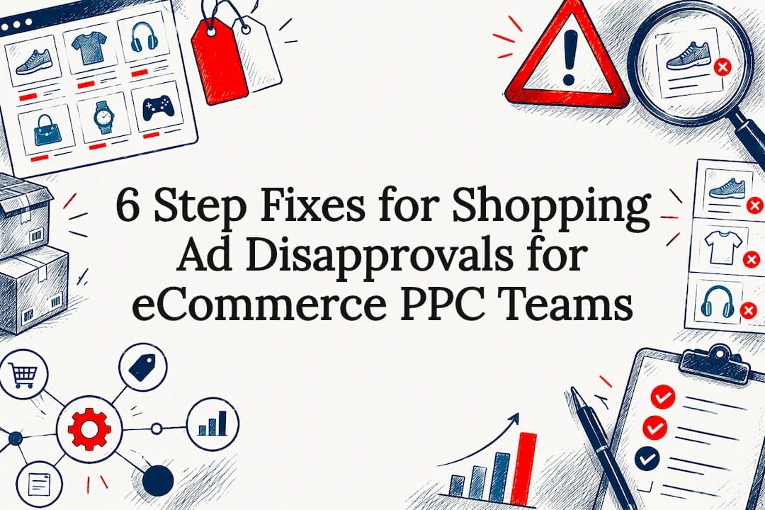 Shopping ad disapproval troubleshooting title card