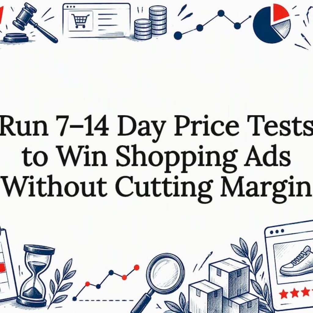Decorative Shopping Ads price testing title card