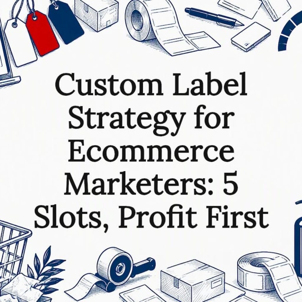Hand-drawn custom label strategy title card