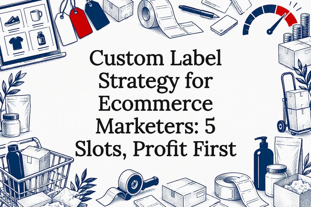 Hand-drawn custom label strategy title card
